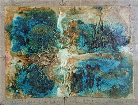 BOERO RENATA Genova (Ge) 1936 Senza titolo 1990 Colori vegetali su tela...