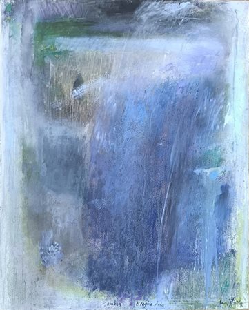 STURLA LUISO Chiavari (Genova) 1930 Ombra e segno viola 2003 Olio su tela...