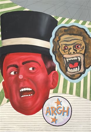 GURNARI MASSIMO Milano (Mi) 1981 Argh 2008 Olio su tela 100,00x70,00x6,00...