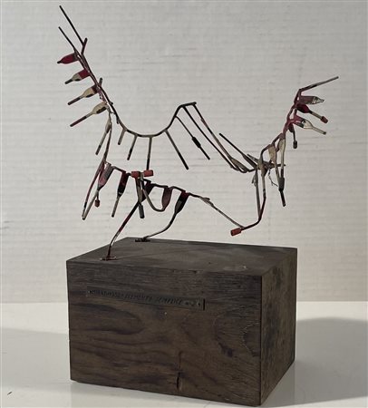 BASALDELLA MIRKO Udine (Ud) 1910 Elemento semplice 1952 Metallo dipinto...