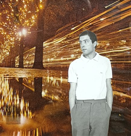 MARIANI ELIO milano (milano) 1943 Senza titolo 1960 Tecnica mista e collage...