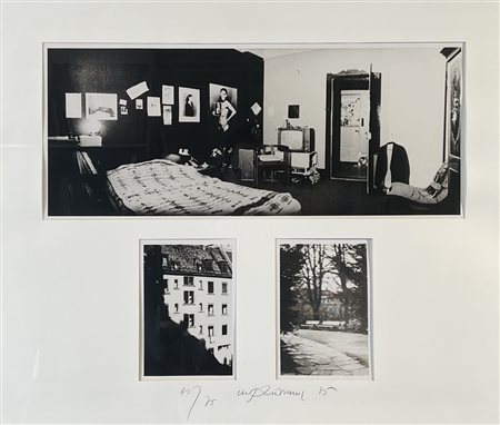 LUTHI URS Kriens (Svizzara) 1947 Un'Isola nell'aria 1975 Fotografia in bianco...