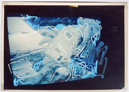 SCHIFANO MARIO Roma (Roma) 1934 Senza titolo 1990 Fotografia ritoccata...