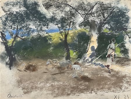 Michetti Francesco Paolo (Tocco da Casauria, PE 1851 - Francavilla al Mare, CH 1929)