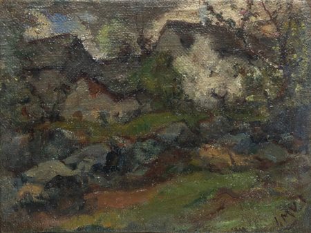 ITALO MUS<BR>Chatillon (AO) 1892 - 1967 St.Vincent (AO)<BR>"Primavera a Grunn" 1934