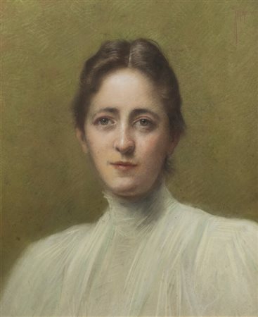 GIOVANNI GIANI Torino 1866 - 1937 "Clara di Montezemolo" 1897