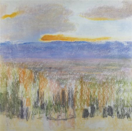 FRANCESCO MENZIO<BR>Tempio Pausania (SS) 1899 - 1979 Torino<BR>"Paesaggio" 1978