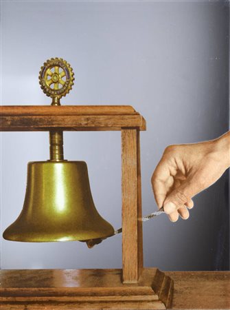 MICHELANGELO PISTOLETTO<BR>Biella 1933<BR>"La campana della solidarietà" 2014