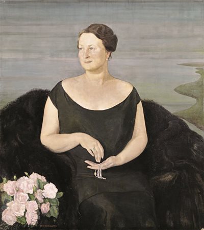 Guido Cadorin Venezia 1892 - 1975 Ritratto della signora Giselda Pannunzio...
