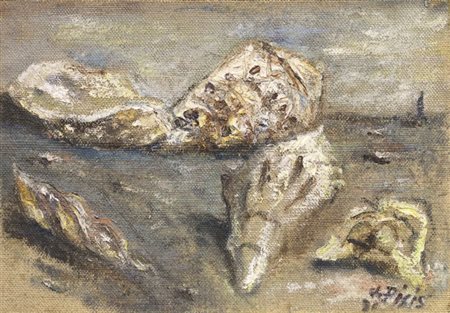 Filippo de Pisis Ferrara 1896 - Milano 1956 Natura morta, (1926) Olio su tela...