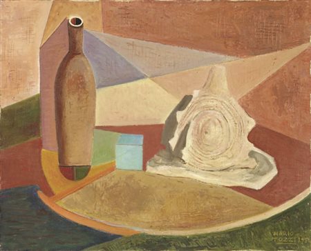 Mario Tozzi Fossombrone (PU) 1895 - St. Jean du Gard 1979 Natura morta con...