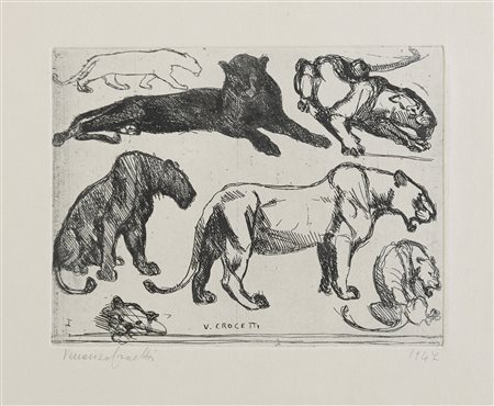 CINQUE INCISIONI DI VENANZO CROCETTI, 1947