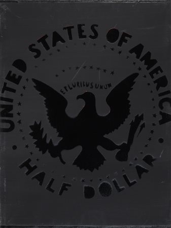 DIPINTO DI FRANCO ANGELI E STUDIO, ANNI '80