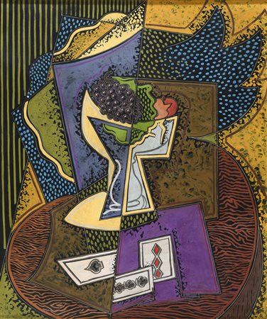 DIPINTO CARTE DA GIOCO DI PIPPO ORIANI