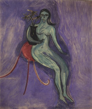 DIPINTO IL REGALO DI SABINA MIRRI, 1982