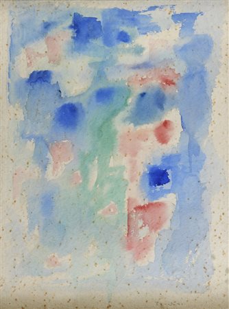 ACQUARELLO ASTRATTO DI ENZO BRUNORI, 1959