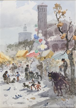 ACQUERELLO DI GIULIO FALZONI