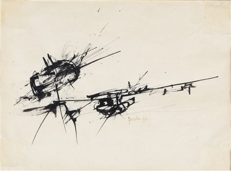 CHINA SU CARTA DI ACHILLE PERILLI, 1959