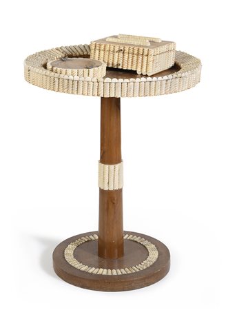 TAVOLINO CON SET DA FUMO ANNI '50