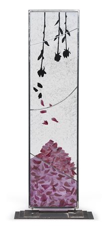 VETRATA SU DISEGNO DI LINO FRONGIA