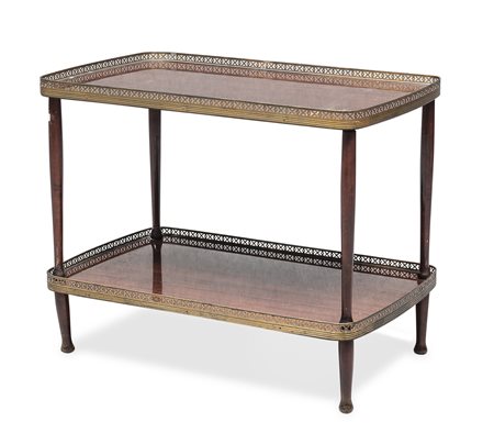 CARRELLO IN MOGANO, ANNI '60