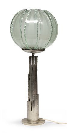 LUME DA TAVOLO, MODELLO BRUTALIST BANCI FIRENZE ANNI '70