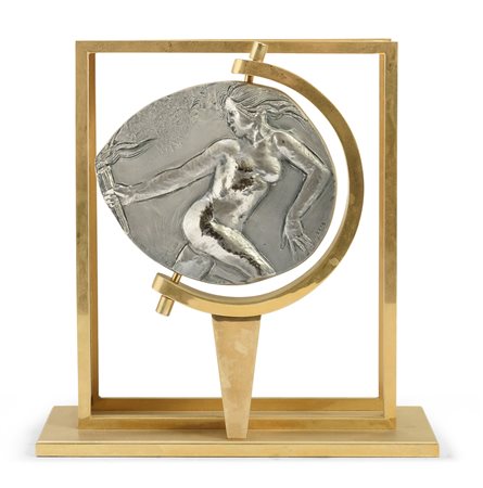 BASSORILIEVO ARGENTATO DI EMILIO GRECO