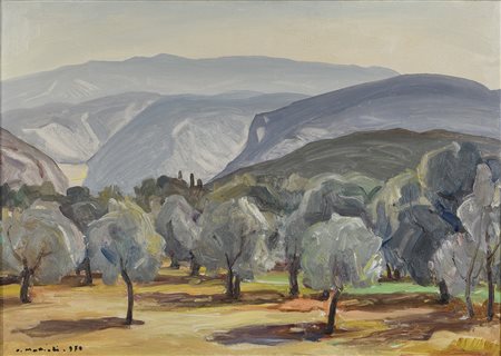 DIPINTO PAESAGGIO DI ARMENO MATTIOLI