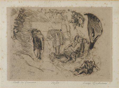 ACQUAFORTE FONTE SAN GENNARO DI LUIGI BARTOLINI, 1931/1932