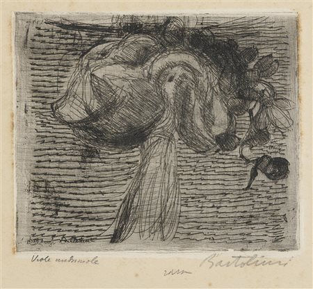 ACQUAFORTE VIOLE DI LUIGI BARTOLINI, 1939