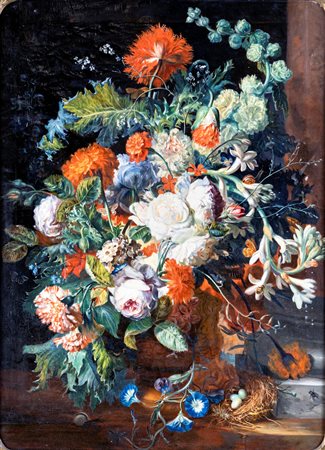 Scuola toscana del XIX secolo (0 - 0) 
Natura morta 
Olio su tela cm 77x56 - in cornice: cm 104x81