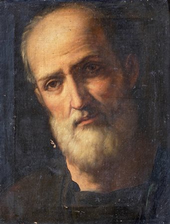 Sassoferrato Giovanni Battista Salvi (cerchia di) (Sassoferrato, 1609 - Roma, 1685) 
San Giuseppe 
Olio su tela cm 28x23 - in cornice: 36x30