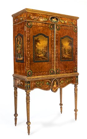  
Adam cabinet in satinwood, Inghilterra, seconda metà del XVIII secolo 
 cm 169x96x45