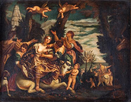  
Ratto di Europa 
olio su tela cm 48x60 - in cornice: cm 62x76