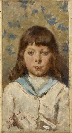 Uberto dell' Orto "Ritratto" 11 settembre 1888
olio su tela applicata a cartone