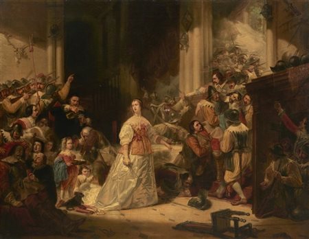 Carlo Arienti (Attribuito)

"Tumulto al Parlamento inglese e morte di Carlo I"