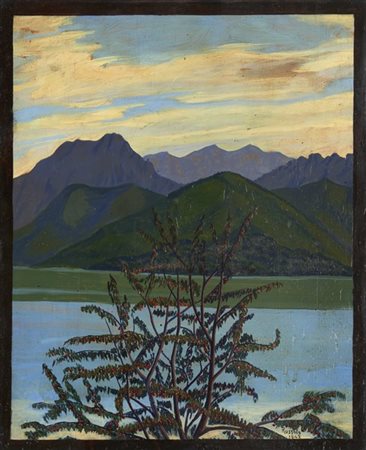 Luigi Russolo "Le stagioni dalla finestra - estate" 1942
olio su compensato (cm