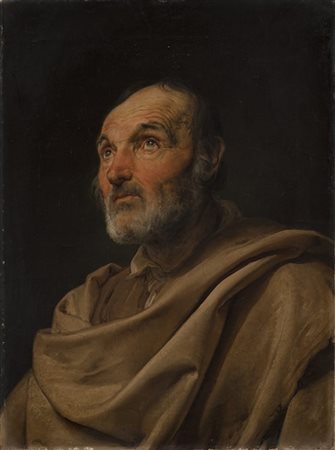 Francesco Hayez "Studio per figura" 
olio su tela (cm 59x44)
In cornice