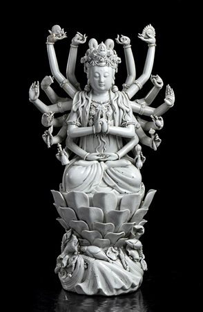 DOUMU IN PORCELLANA 'BLANC DE CHINE'
Cina, dinastia Qing, seconda metà del XVIII secolo