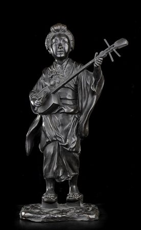 GEISHA IN BRONZO
Giappone, periodo Meiji