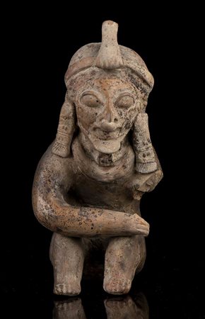 SACERDOTE IN CERAMICA
Ecuador, cultura Jama-Coaque