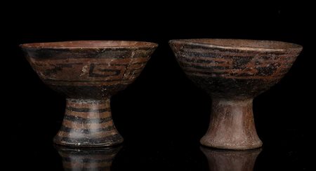 DUE CALICI IN CERAMICA DIPINTA
Colombia, cultura Narino