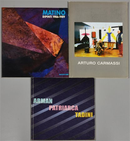 LOTTO COMPOSTO DA 3 VOLUMI: ARMAN PATRIARCA TADINI i mille volti della citta'...