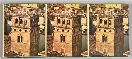 LOTTO DI TRE VOLUMI PAVIA: ARCHITETTURE DELL'ETA' SFORZESCA pubblicati da...