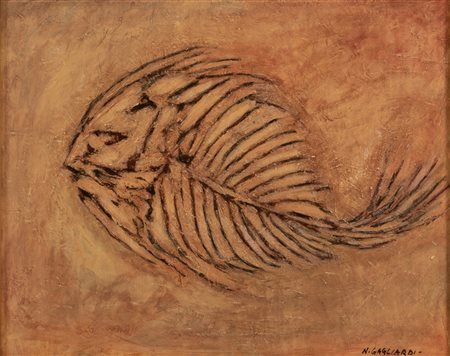 Nino Gagliardi, Reperto fossile di pesce