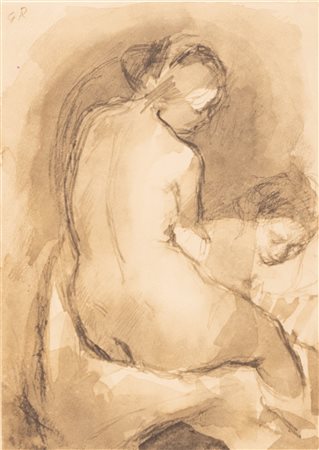 Giovanni Rovagnoli (Faenza, 1893 - Bologna, 1976)  Bagnanti