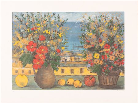 Michele Cascella (Ortona, 07/09/1892 - Milano, 31/08/1989)  Portofino