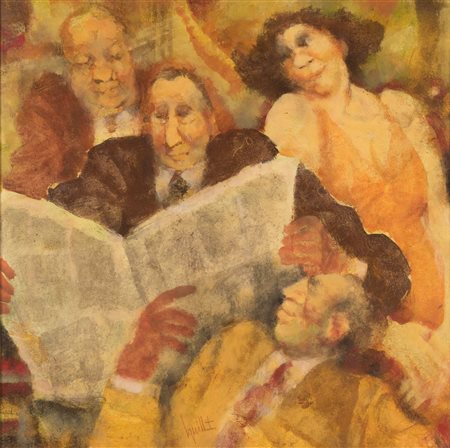 Remo Squillantini (Stia, 1920 - Firenze, 1996)  Il giornale