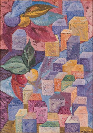 Saverio Terruso (Monreale, 11/01/1939 - Milano, 03/03/2003)  Composizione geometrica