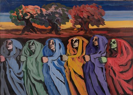 Saverio Terruso (Monreale, 11/01/1939 - Milano, 03/03/2003)  Processione